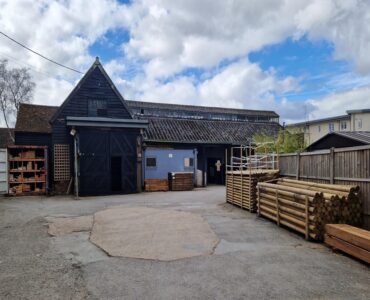Storage yard and buildings