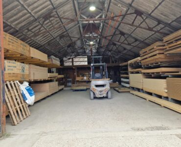 Storage yard and buildings