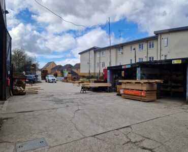 Storage yard and buildings