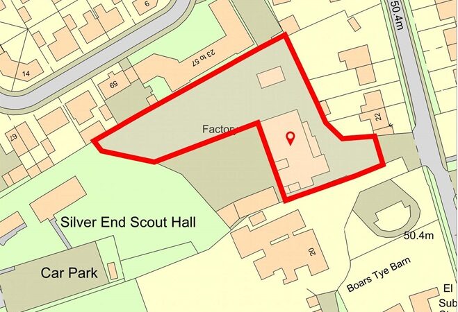 Storage yard and buildings