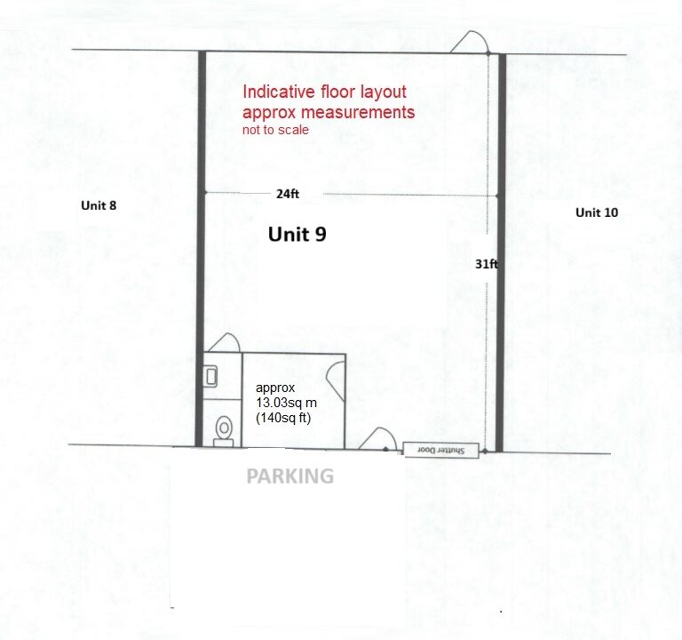 floor layout - APPROX UNIT 9
