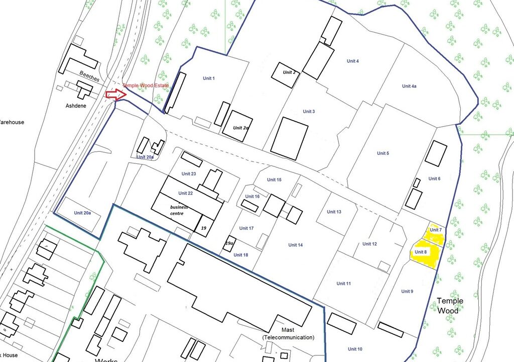 Temple Wood Est map Units 7 and 8