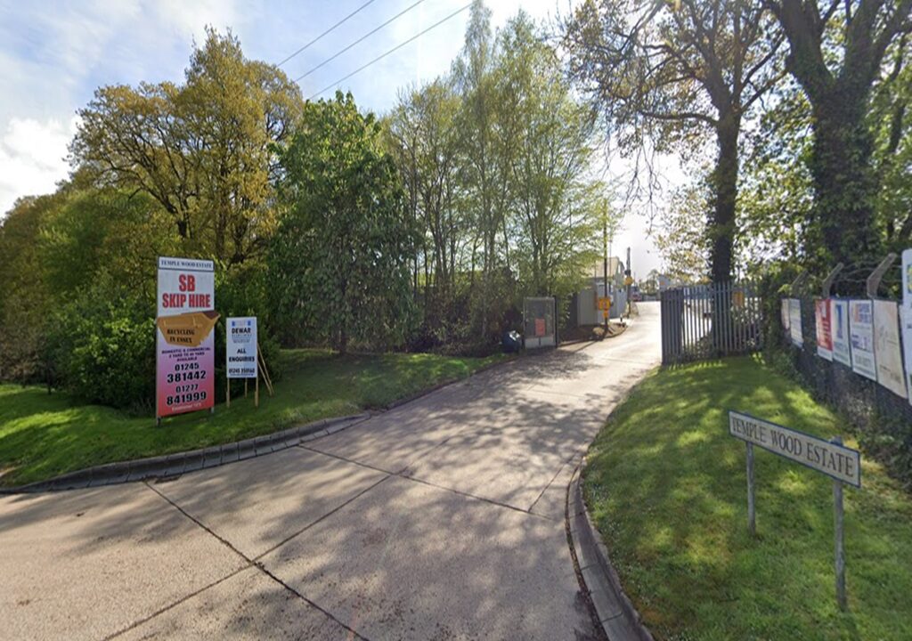 entrance to temple wood